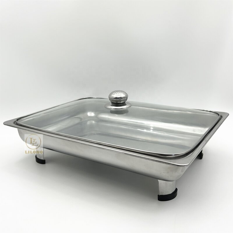 Chafing Dish Manufacturer - OEM Wholesale Big Size 4L Stainless Steel Buffet Equipment
