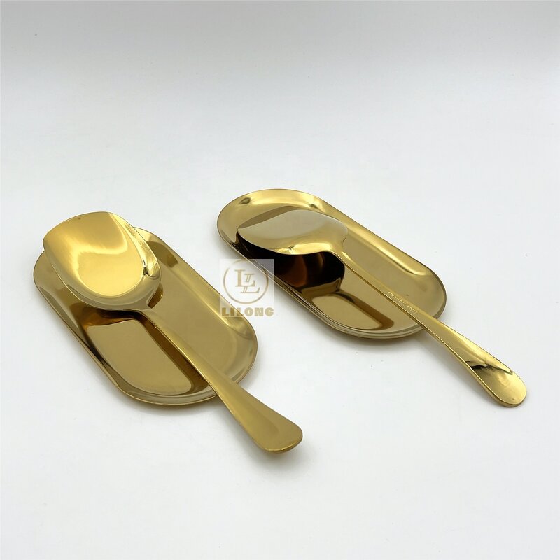 Soup Serving Spoons Set Manufacturer - OEM High Quality Stainless Steel Buffet Dessert Spoon