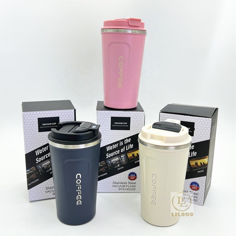 Coffee Mug Manufacturer - OEM Stainless Steel with Temperature Display Lid 510ml