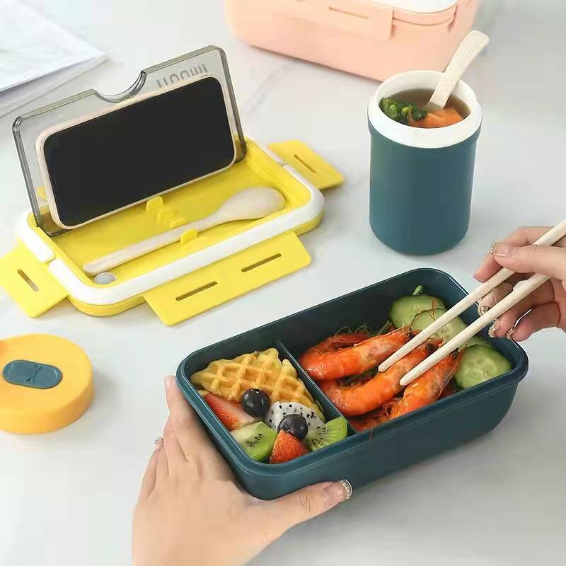 School Bento Box Factory - OEM High Quality Portable with Tableware for Children