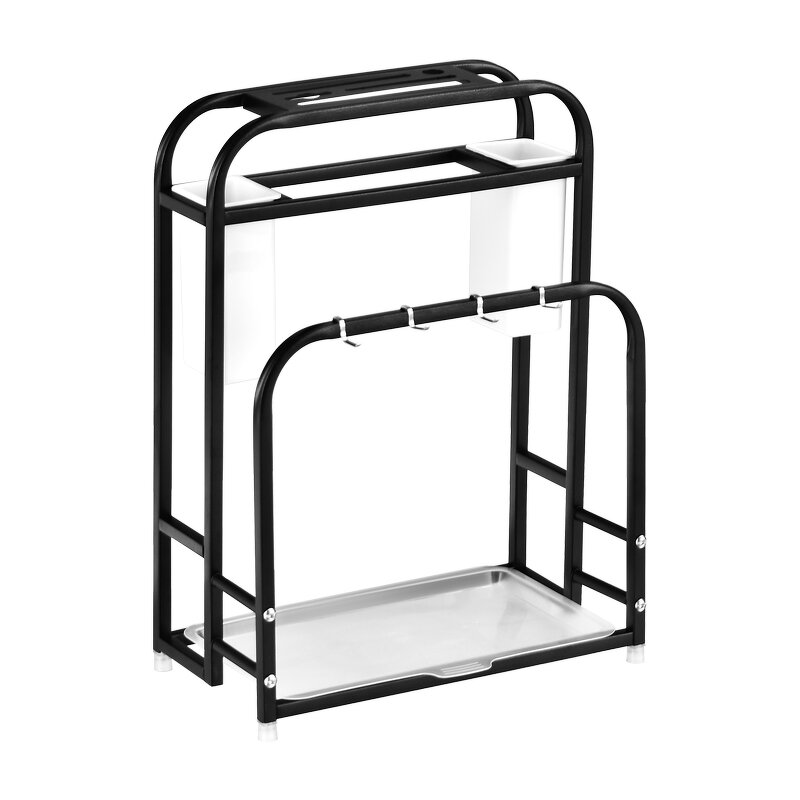 Kitchen Utensil Rack Factory - OEM Hot Selling Stainless Steel Knife Fork Display Racks