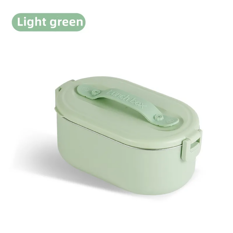 Electric Lunch Box Manufacturer - OEM Portable Heated Stainless Steel 2 Compartments Food Grade