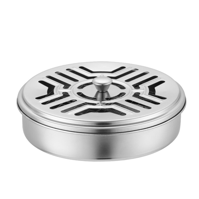Mosquito Repellent Plate Factory - OEM Stainless Steel with Lid Coil Holder Fireproof