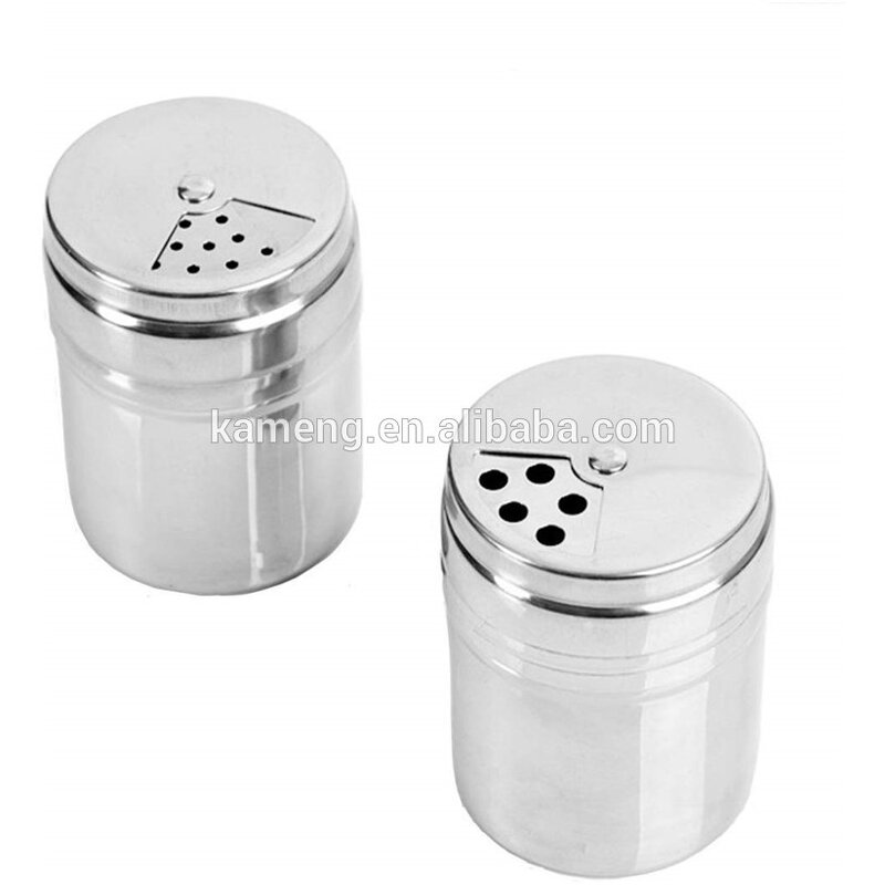 Salt Pepper Shakers Factory - OEM Stainless Steel Barbecue Spice Bottle