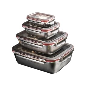 Sealing Food Container Manufacturer - OEM Hot Sale Stainless Steel Leakproof Nested Insulated