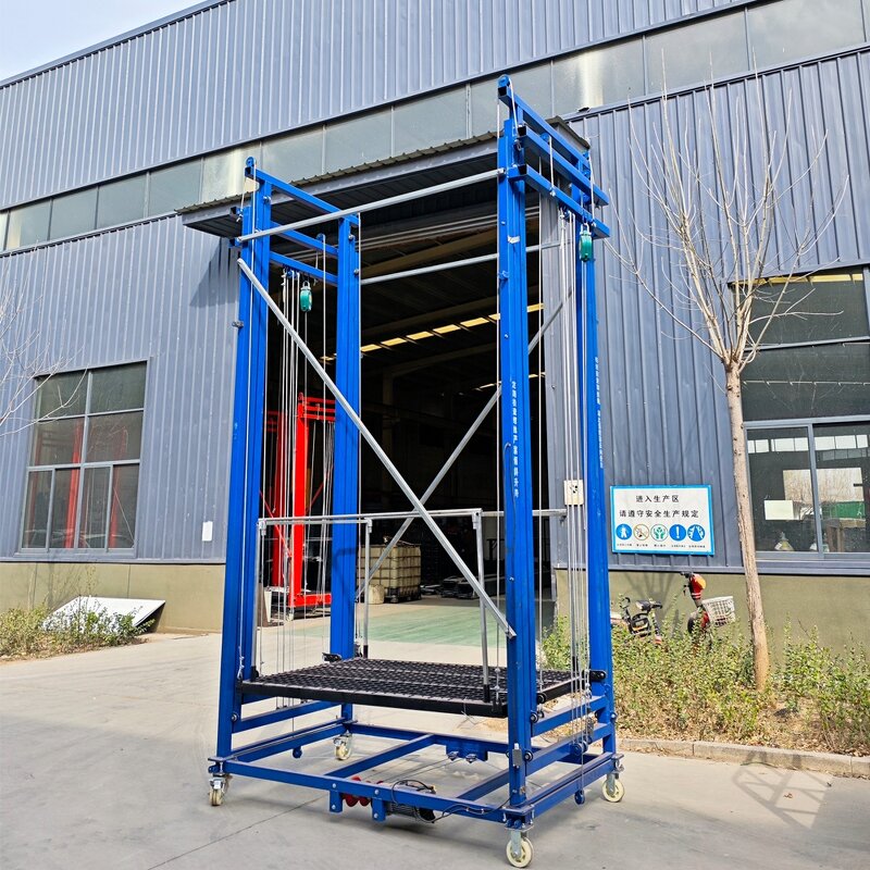 Electric Scaffolding Lift Factory - OEM Construction 2-10m 500KG Mobile Lifting Platform