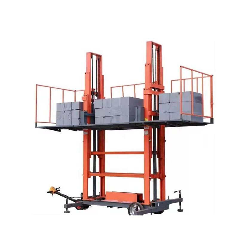 Foldable Electric Lift Scaffold Factory - OEM 2-10m Building Material Shops Goods Freight Lift