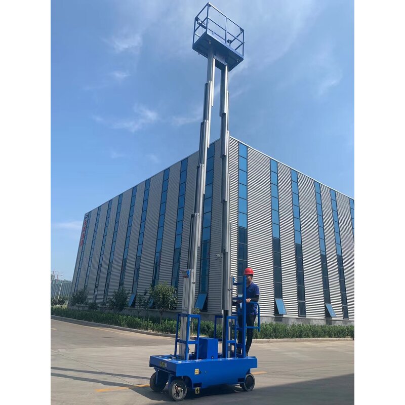Aluminum Lift Platform Factory - OEM 6-16m Aerial Work Single Dual Mast Alloy Lift