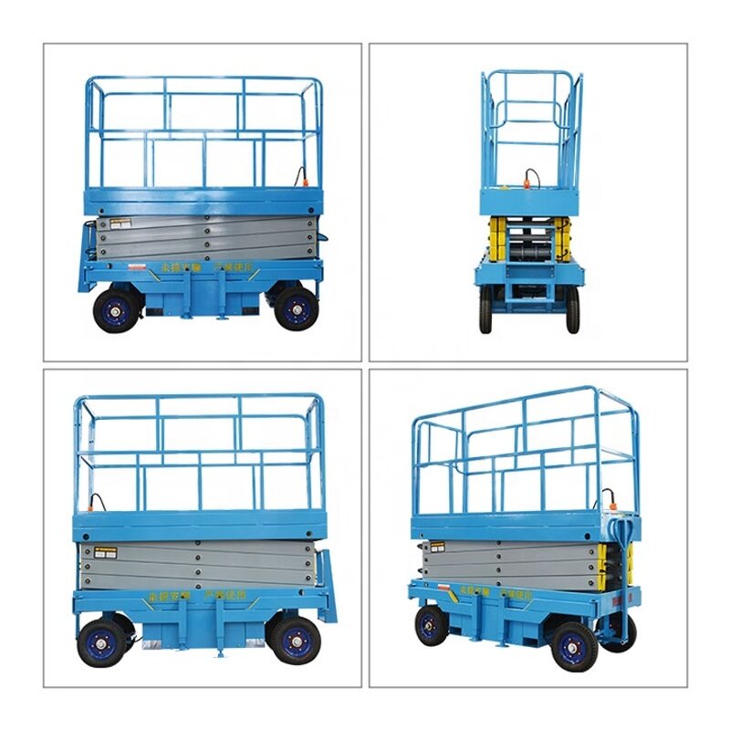 Diesel Scissor Lift Factory - OEM 8m 500kg Industrial Portable Manual Movable