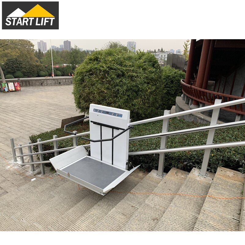 Straight Stair Lift Manufacturer - OEM START 250Kg Inclined Platform Wheel Chair Lift
