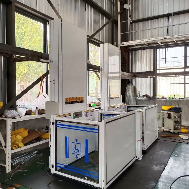 Small Home Elevator Manufacturer - OEM 1.0m Wheelchair Lift Vacuum for Elderly People