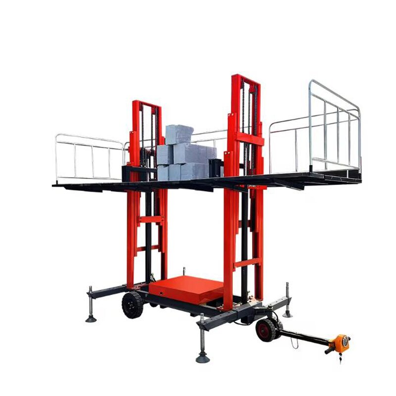 Tractor Cargo Lift Manufacturer - OEM 2-4m 500kg Electric Lifting Ladder Scaffolding