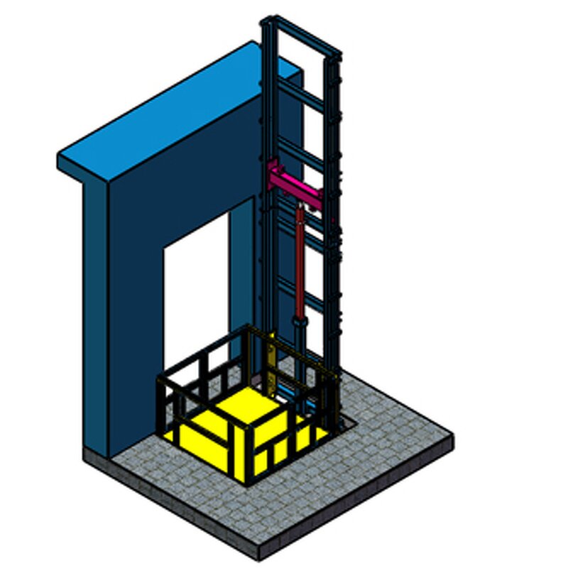 Hydraulic Pallet Lift Table Factory - OEM 3 Meter Freight Elevator Warehouse Cargo Lift