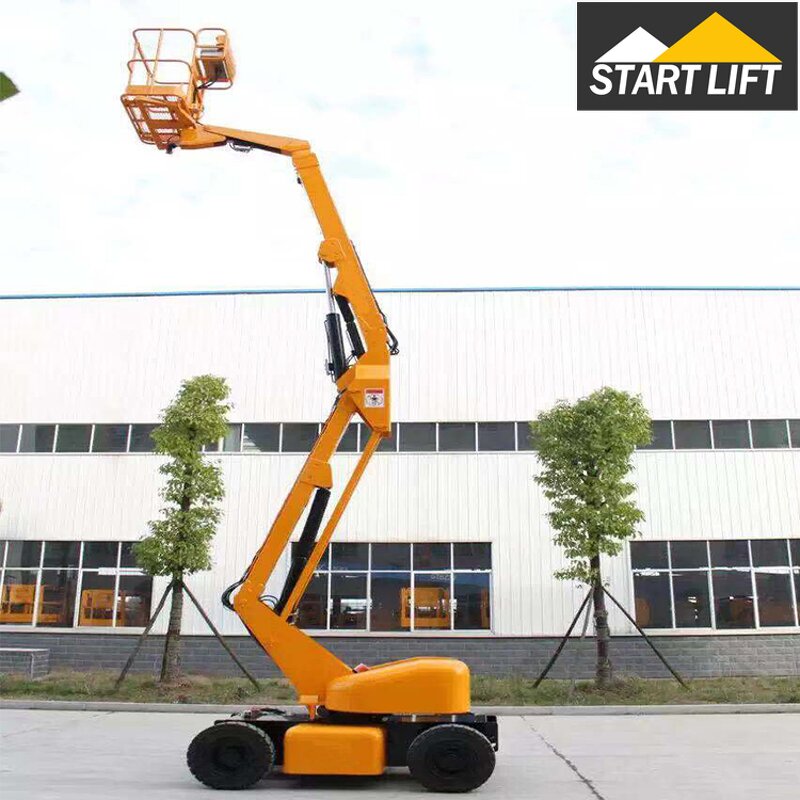Telescopic Boom Lift Factory - OEM 18m 2 Level Man Basket Truck Self Propelled Towable