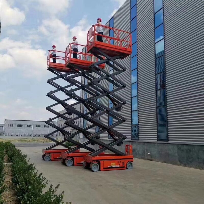 Self Propelled Scissor Lift Factory - OEM Mini Auto Crawler Trolley Small Hydraulic Aerial