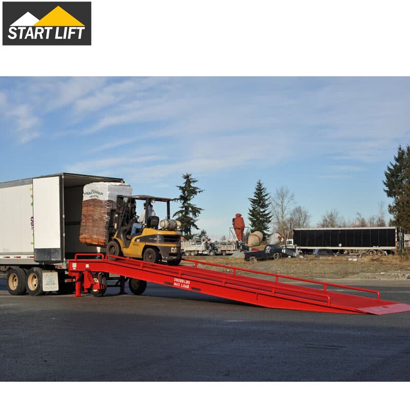 Steel Dock Ramp Factory - OEM 8 Ton Truck Leveler Warehouse Loading Stationary Hydraulic
