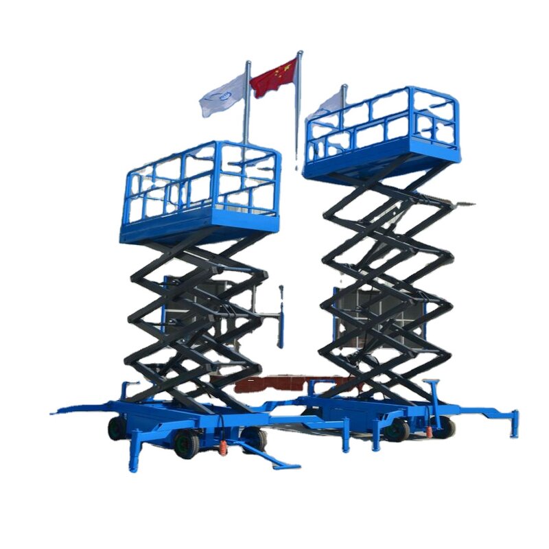Diesel Scissor Lift Manufacturer - OEM 10m 500kg Industrial Portable Manual Movable