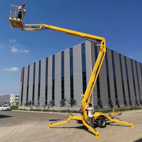 Spider Boom Lift Manufacturer - OEM China Cherry Picker Trailer Mounted Articulating Telescopic