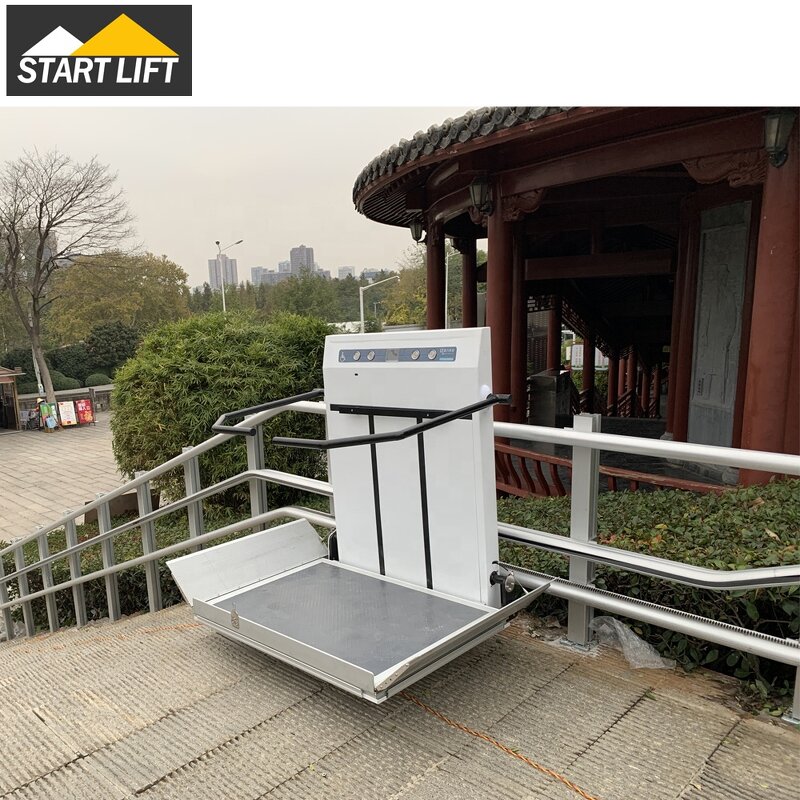 Straight Stair Lift Manufacturer - OEM START 250Kg Inclined Platform Wheel Chair Lift