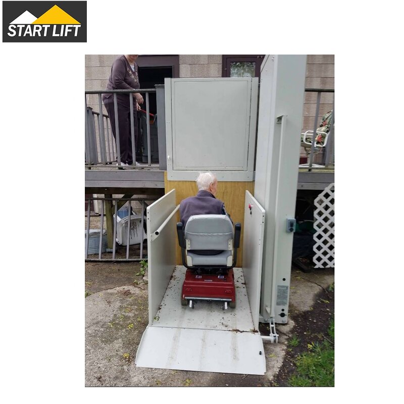 Wheelchair Platform Lift Factory - OEM 3m Elder Person Disabled Vertical Wheel Chair