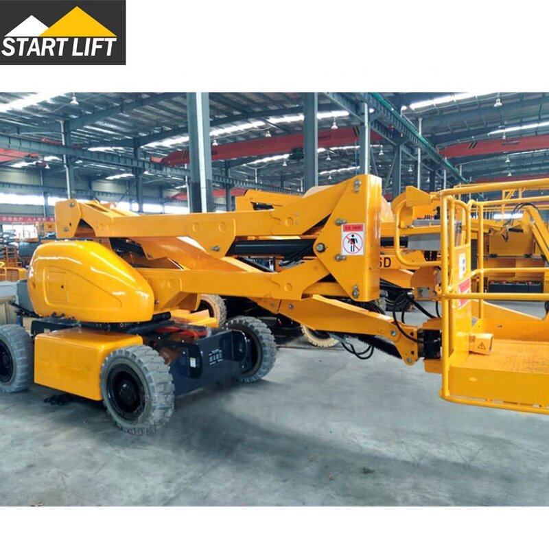 Telescopic Boom Lift Factory - OEM 18m 2 Level Man Basket Truck Self Propelled Towable