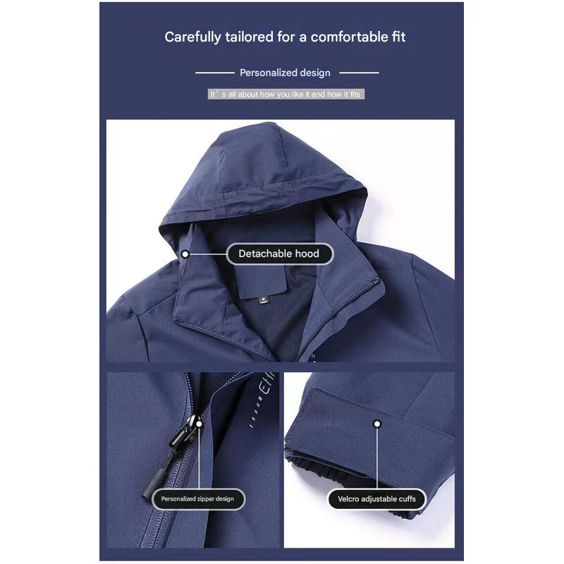 Sports Outdoor Jacket Manufacturer - OEM Spring Autumn Windproof Splash Proof Layer