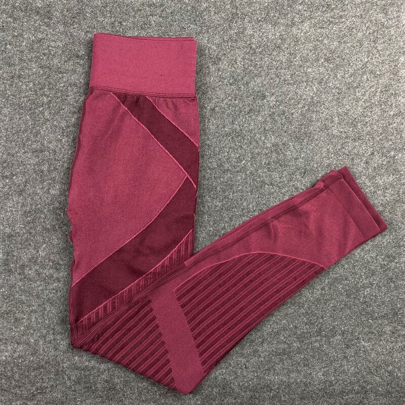 Seamless Yoga Pants Manufacturer - OEM New Knit Quick Dry Hollow-out High-waisted