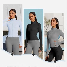 Yoga Sports Jacket Manufacturer - OEM Women's Autumn Winter Slim Fit Outerwear