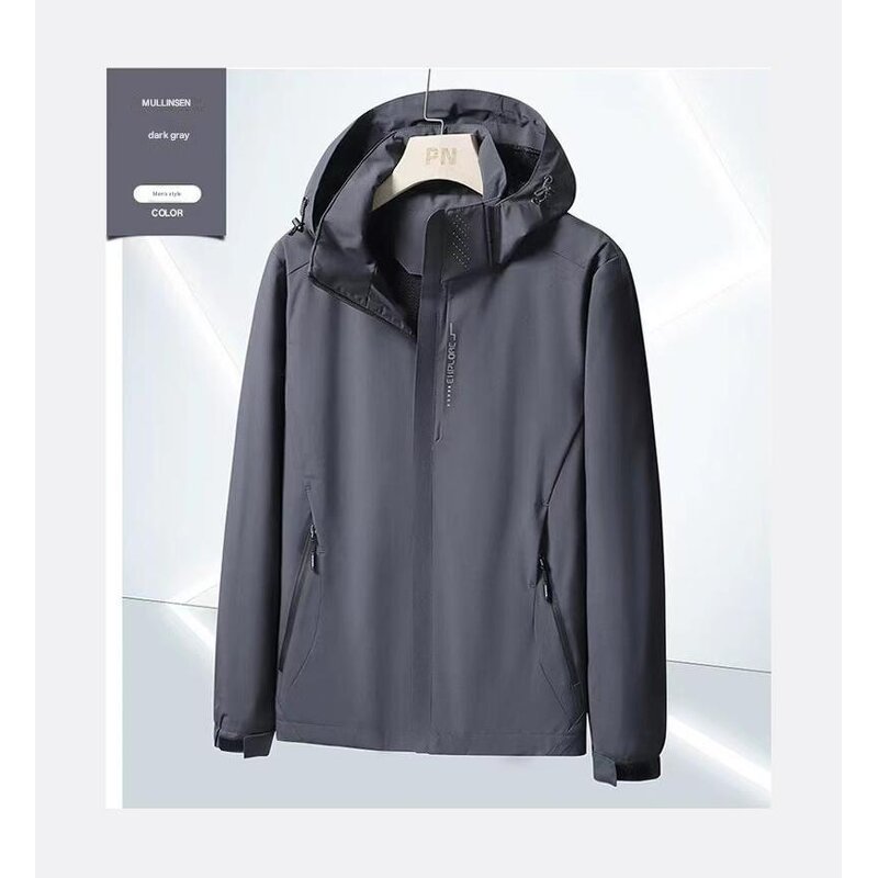 Workout Jacket Factory - OEM Men's Custom Logo Sportswear Windproof Running Athletic