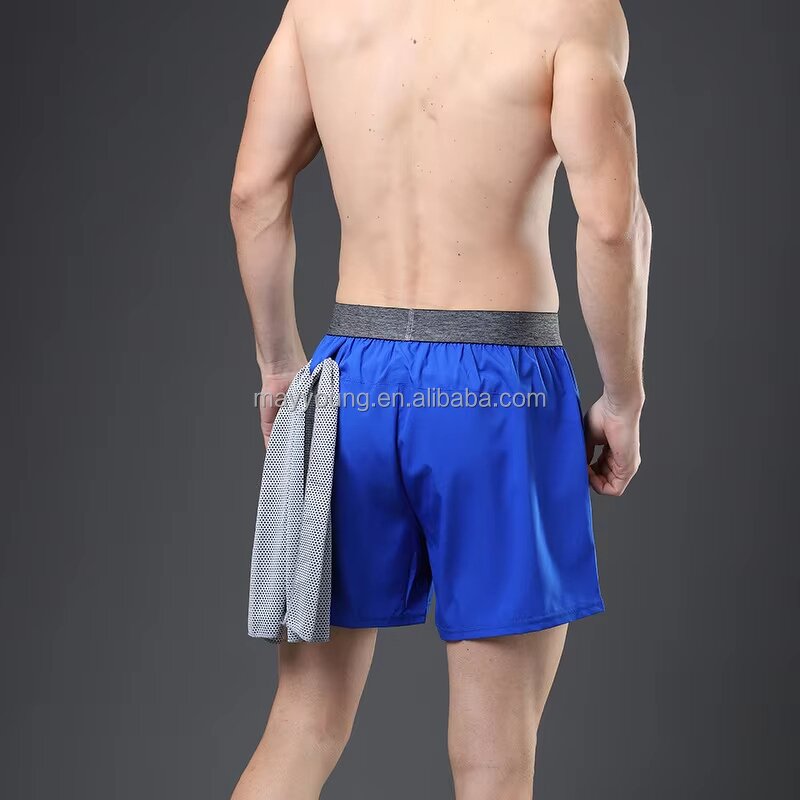 Eco-Friendly Sports Shorts Factory - OEM Men's Summer Outdoor Breathable Quick-Drying Drawstring