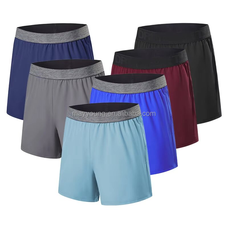 Eco-Friendly Sports Shorts Factory - OEM Men's Summer Outdoor Breathable Quick-Drying Drawstring