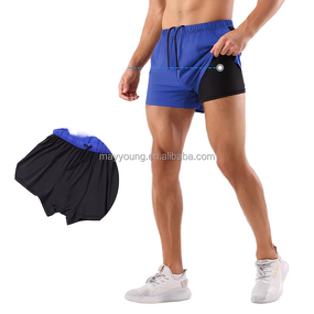 High Elastic Shorts Manufacturer - OEM Custom LOGO 2-in-1 Summer Sports Basketball Gym