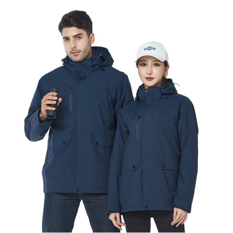 Sporty Outdoor Jacket Manufacturer - OEM Men's Waterproof Varsity Custom Hood Windbreaker