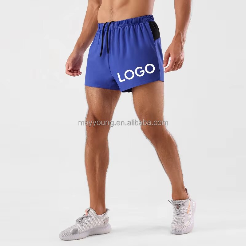 High Elastic Shorts Manufacturer - OEM Custom LOGO 2-in-1 Summer Sports Basketball Gym