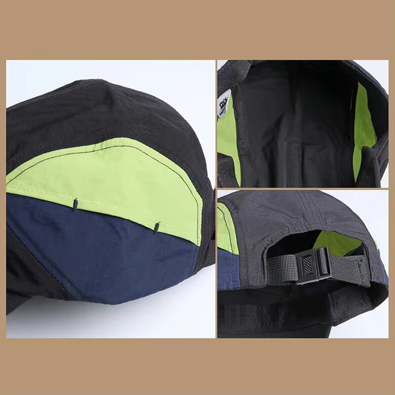 Retro Baseball Cap Manufacturer - OEM Unisex Color Matching Quick-Drying Waterproof for Sports