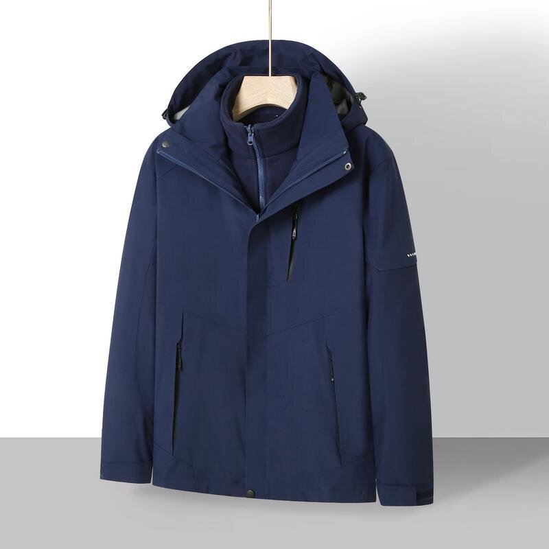 3-in-1 Winter Jacket Manufacturer - OEM Custom Sporty Men's Detachable Liner Windbreaker