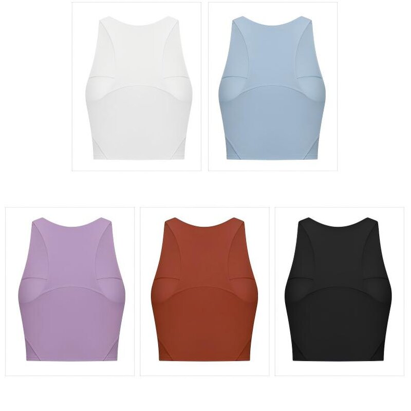 Sexy Sleeveless Crop Top Manufacturer - OEM Women Workout Athletic Summer Shirt Teen Girls