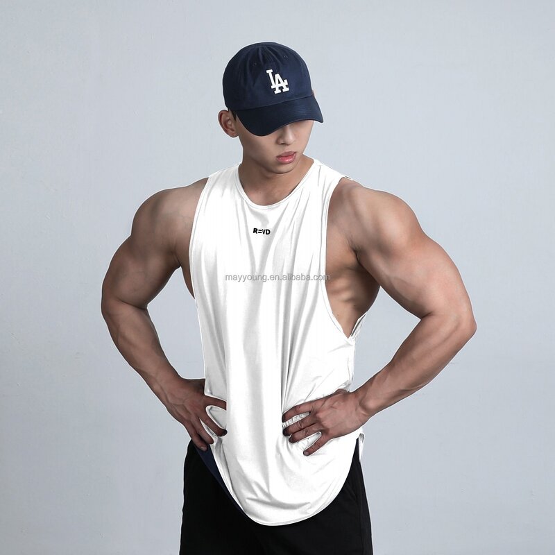 Men's Running Vest Manufacturer - OEM Wholesale Quick-Drying Gym Tank Top Elastic Training