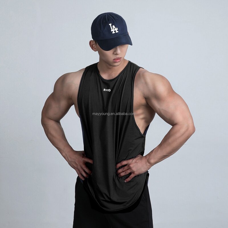 Men's Running Vest Manufacturer - OEM Wholesale Quick-Drying Gym Tank Top Elastic Training