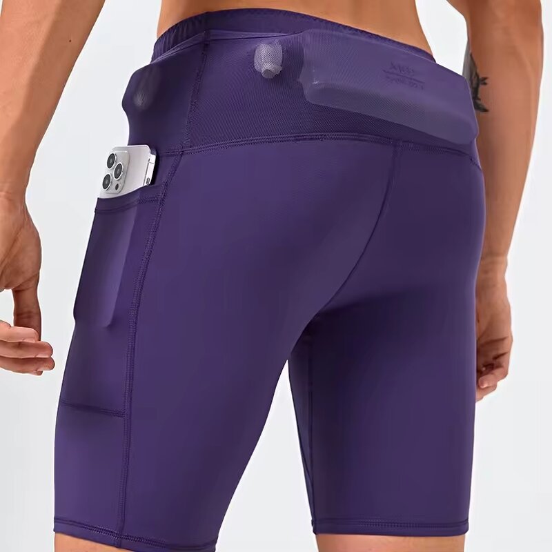 Fitness Wear Shorts Manufacturer - OEM 2025 New Men Quick Dry Athletic Workout Running Tights