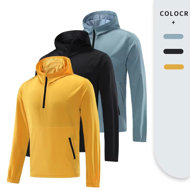 Unisex Hoodie Manufacturer - OEM Sporty Outdoor Soft Shell Waterproof Workout Jacket