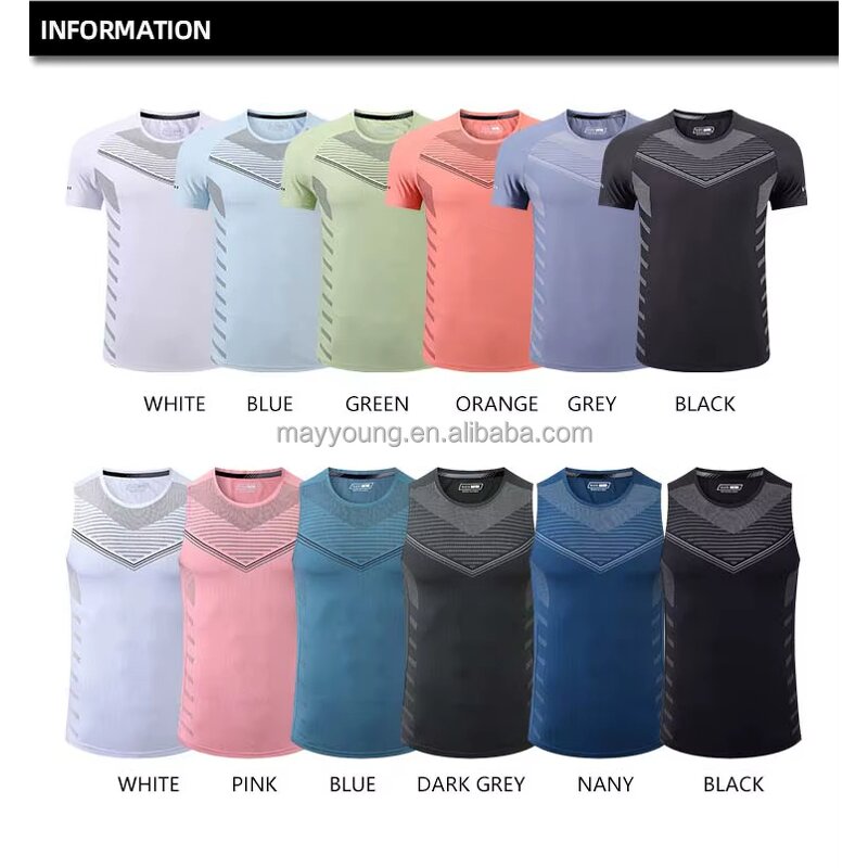Custom Gym T-Shirts Factory - OEM Men's Dry Fit Running Workout Compression Sport Wear