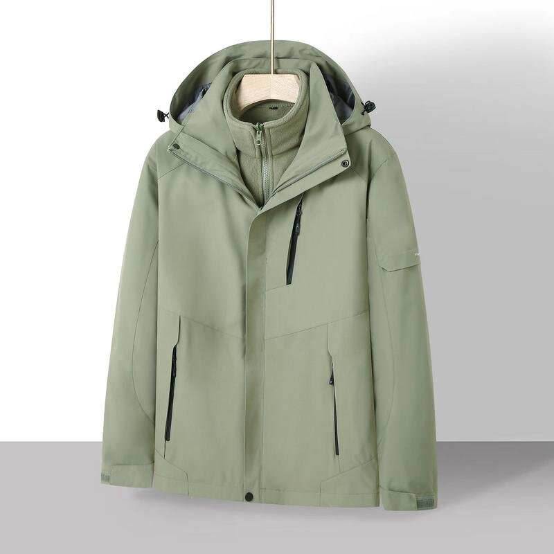 3-in-1 Winter Jacket Manufacturer - OEM Custom Sporty Men's Detachable Liner Windbreaker