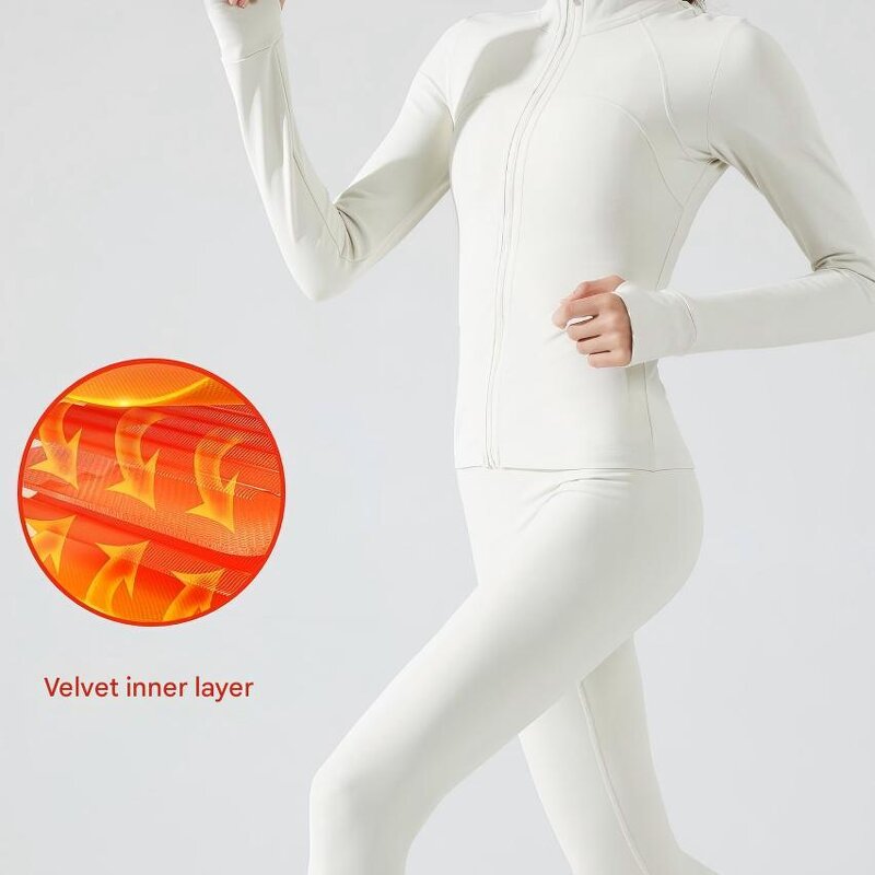 Fleece Jacket Factory - OEM Wholesale Winter Women's Slim Super Stretchy Sports