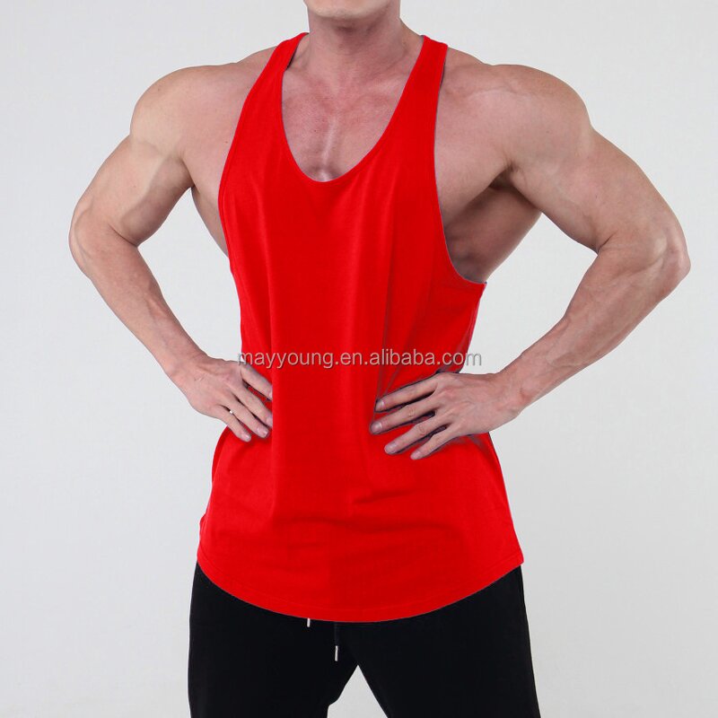 Men's Sports Vest Factory - OEM Trendy Brand Summer Pure Cotton Solid Color Sleeveless