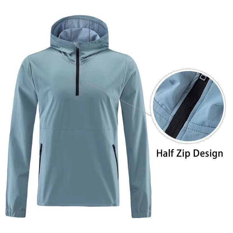 Unisex Hoodie Manufacturer - OEM Sporty Outdoor Soft Shell Waterproof Workout Jacket