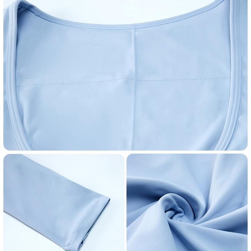 U-Shape Backless Top Manufacturer - OEM Long Sleeves Yoga Slim Lift Fitness