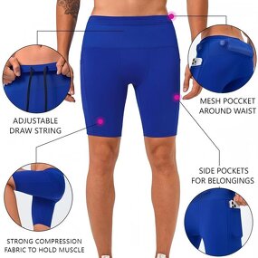 Fitness Wear Shorts Manufacturer - OEM 2025 New Men Quick Dry Athletic Workout Running Tights