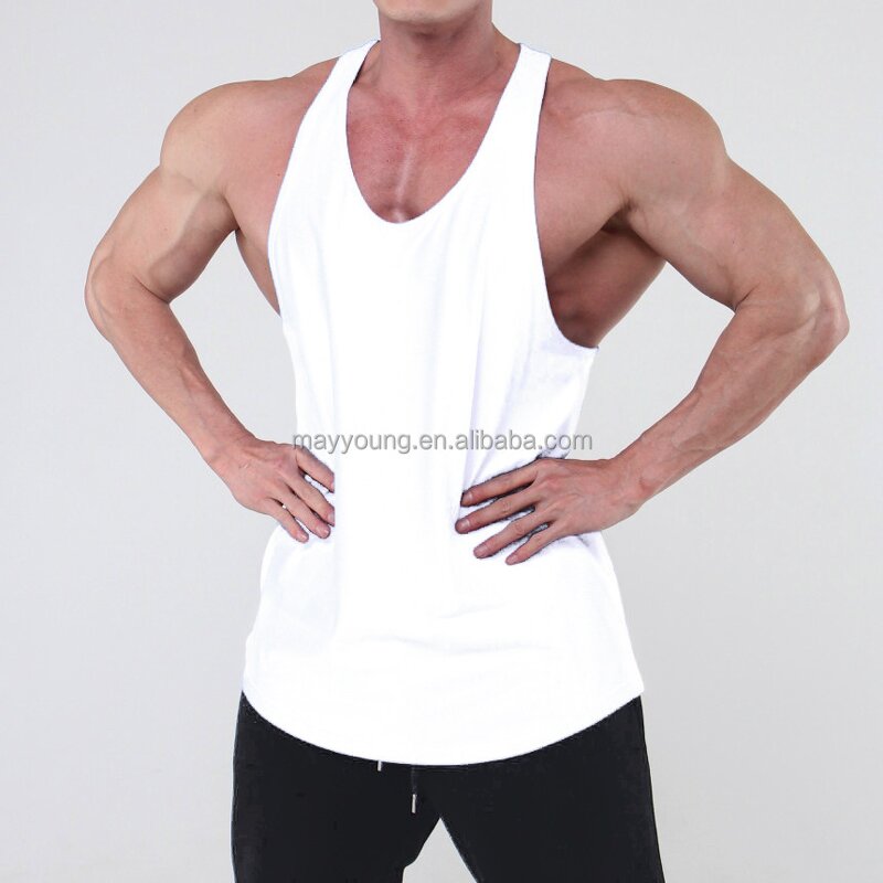 Men's Sports Vest Factory - OEM Trendy Brand Summer Pure Cotton Solid Color Sleeveless
