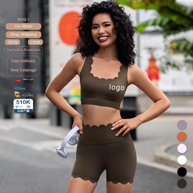 Sportswear Set Manufacturer - OEM 2024 Women's Breathable Fitness T-Shirt Two-Piece Leggings